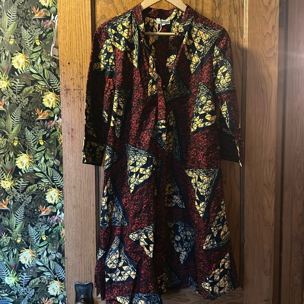 Zuri triangle pattern dress